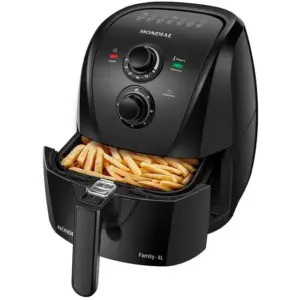 Fritadeira Elétrica Air Fryer Mondial Preta com Timer AFN-40-BF Fritadeira Elétrica Air Fryer Mondial Preta com Timer AFN-40-BF