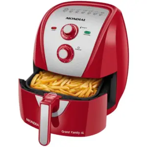 Fritadeira Elétrica Air Fryer Mondial Grand Family Vermelha 6L AFN-60-RI Fritadeira Elétrica Air Fryer Mondial Grand Family Vermelha 6L AFN-60-RI