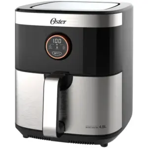 Fritadeira Elétrica Air Fryer Oster Black Inox 4,8L com Timer Fritadeira Elétrica Air Fryer Oster Black Inox 4,8L com Timer