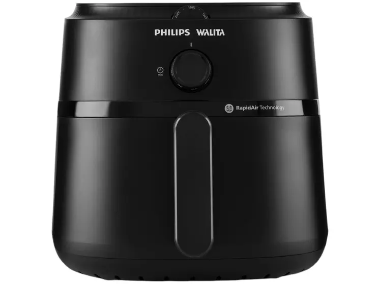 Fritadeira Elétrica Air Fryer Philips Walita Série 1000 XL Preta 6,2L com Timer NA130