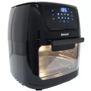 Fritadeira Elétrica Air Fryer Oven Amvox Digital Preta 12L 1700W ARF 1222 Fritadeira Elétrica Air Fryer Oven Amvox Digital Preta 12L 1700W ARF 1222
