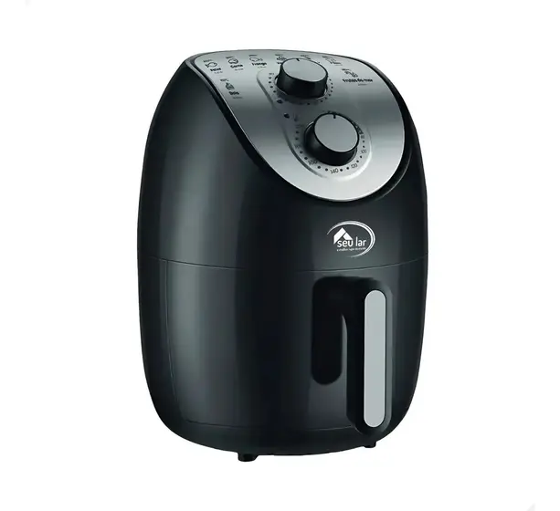 Fritadeira Elétrica Air Fryer Seu Lar Preta 3,5L 127V 1450W