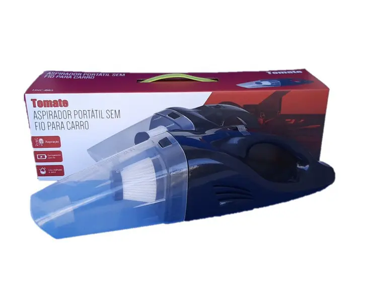 Aspirador de Pó Portátil para Carro sem Fio Tomate 100W MXC-003