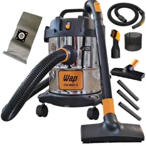 Aspirador de Pó e Água Profissional WAP 1400W 12L Inox Função Sopro