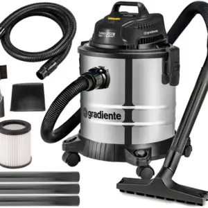 Aspirador de Pó Gradiente 1200W 20L Inox 220V PGAC200 Aspirador de Pó Gradiente 1200W 20L Inox 220V PGAC200