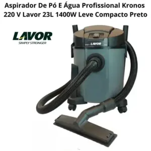 Aspirador de Pó e Água Profissional Lavor Kronos 1400W 23L 220V