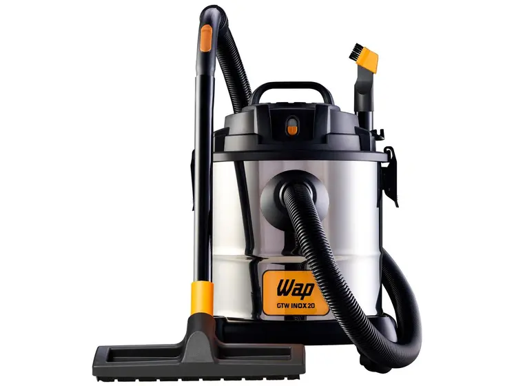 Aspirador de Pó e Água WAP GTW Inox 20 1600W Inox e Preto