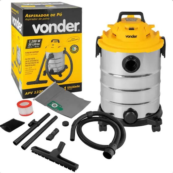 Aspirador de Pó e Líquido Vonder 1200W 220V APV1230