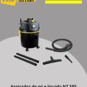 Aspirador de Pó e Líquido Kärcher NT 585 Basic 1250W 15L Aspirador de Pó e Líquido Kärcher NT 585 Basic 1250W 15L