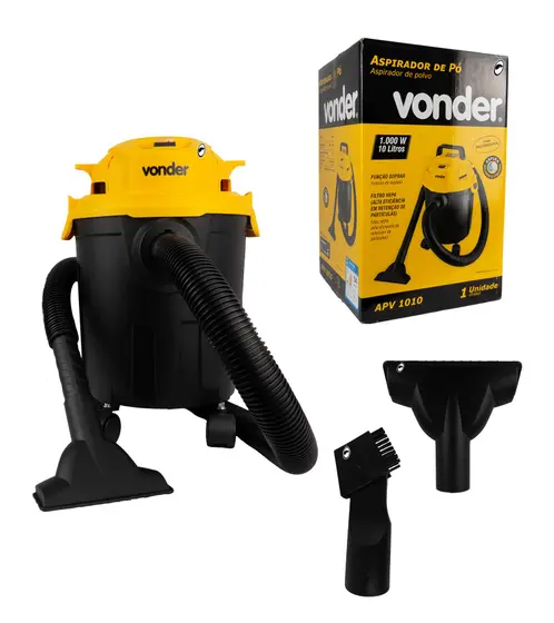 Aspirador de Pó e Líquidos Vonder 1000W 10L 220V APV 1010