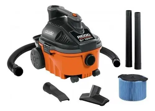 Aspirador de Pó e Líquido Ridgid 1080W 15L Monofásico 110V WD4076BR