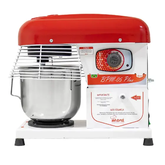 Batedeira Planetária Maná Plus 5L 10 Velocidades BPM-05