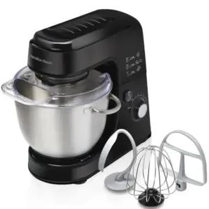 Batedeira Planetária Hamilton Beach 3.8L 300W 7 Velocidades Preta/Prata 127V Batedeira Planetária Hamilton Beach 3.8L 300W 7 Velocidades Preta/Prata 127V