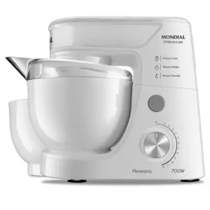 Batedeira Planetária Mondial Premium 700W Branca 220V BP-01P-W Batedeira Planetária Mondial Premium 700W Branca 220V BP-01P-W