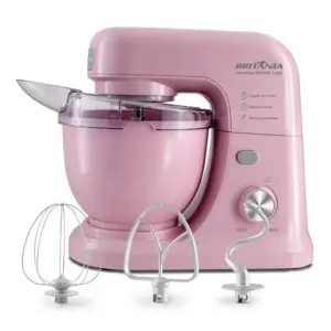 Batedeira Planetária Britânia Turbo 4L 700W Rosa BBP700RS Batedeira Planetária Britânia Turbo 4L 700W Rosa BBP700RS