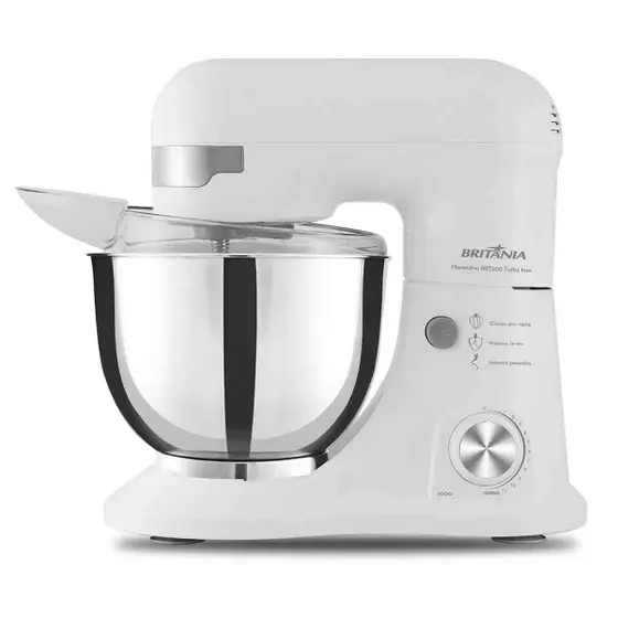 Batedeira Planetária Britânia Turbo 110V Tigela Inox BBT500B