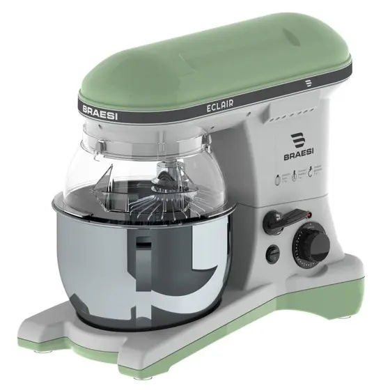 Batedeira Planetária Braesi Eclair 5L 10 Velocidades Verde Bivolt