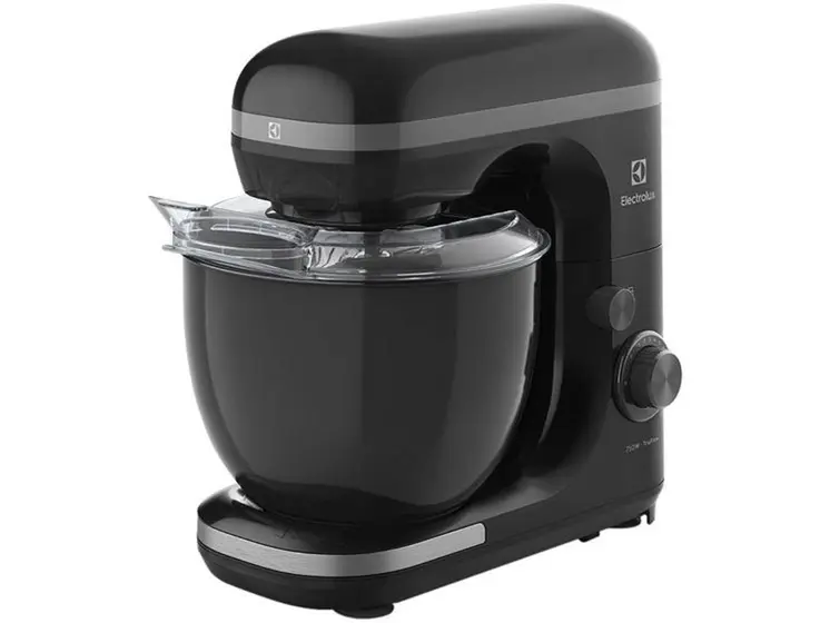 Batedeira Planetária Electrolux Experience 750W 12 Velocidades Preta 220V com Tampa EKM30