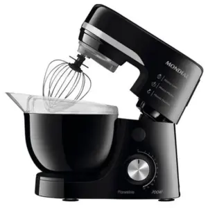Batedeira Planetária Mondial 700W 12 Velocidades Preta 220V BP-03 Batedeira Planetária Mondial 700W 12 Velocidades Preta 220V BP-03