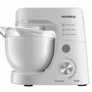 Batedeira Planetária Mondial Ultra Turbo 700W Branca 127V Batedeira Planetária Mondial Ultra Turbo 700W Branca 127V