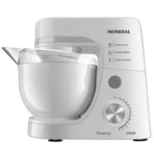Batedeira Planetária Mondial BP-03 3 Batedores Branca 110V