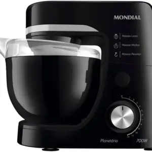 Batedeira Planetária Mondial Premium 700W 12 Velocidades Preta BP-03-B Batedeira Planetária Mondial Premium 700W 12 Velocidades Preta BP-03-B