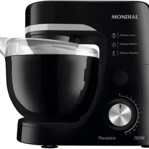 Batedeira Planetária Mondial 12 Velocidades Preta 220V BP-03-B Batedeira Planetária Mondial 12 Velocidades Preta 220V BP-03-B