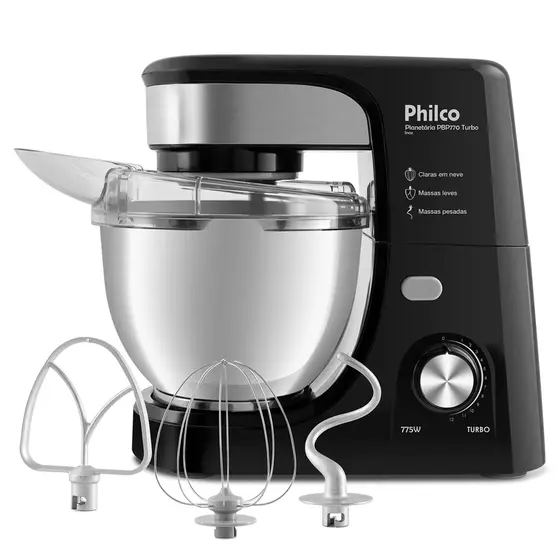 Batedeira Planetária Philco Turbo Inox 775W 110V PBP770PI