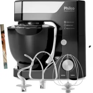 Batedeira Planetária Philco 5L 900W 12 Velocidades Batedores Aço Inox PBP90A Batedeira Planetária Philco 5L 900W 12 Velocidades Batedores Aço Inox PBP90A