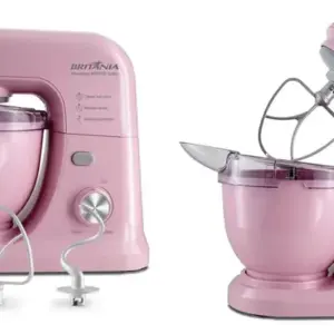 Batedeira Planetária Britânia Turbo 4L 700W Rosa 220V Batedeira Planetária Britânia Turbo 4L 700W Rosa 220V