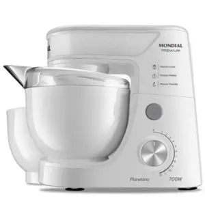 Batedeira Planetária Mondial Premium com 2 Tigelas e 3 Batedores 220V BP-01P-W Batedeira Planetária Mondial Premium com 2 Tigelas e 3 Batedores 220V BP-01P-W