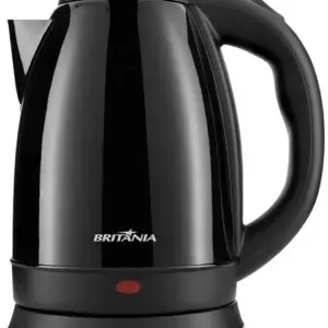 Chaleira Elétrica Bule Britânia 1.8L Preto com Desligamento Automático 127V