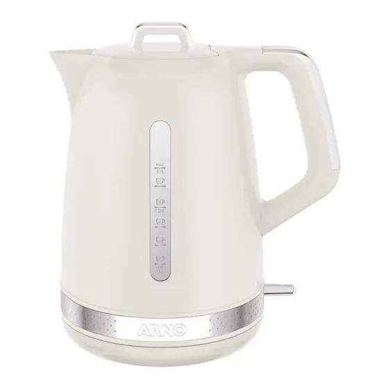 Chaleira Elétrica Arno Soleil 1.7L Marfim com Base Giratória 220V KO325AB2
