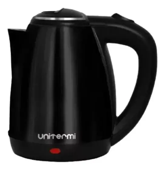 Chaleira Elétrica Inox Unitermi Atacama 1.8L Preta 110V