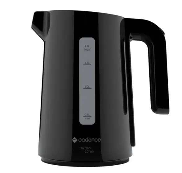 Chaleira Elétrica Cadence 1.7L Preta 127V
