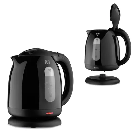 Chaleira Elétrica Multilaser 1.7L 1850W 220V com Base Removível e Desligamento Automático BE024