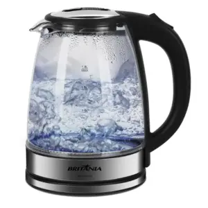 Chaleira Elétrica de Vidro Britânia Glass 1.8L com Desligamento Automático 220V BCH11