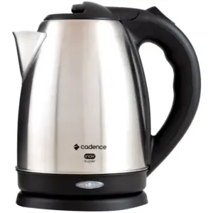 Chaleira Elétrica Inox Cadence 1.8L Preto CEL821