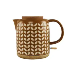 Chaleira Elétrica de Porcelana Tuut Elegance 1L Marrom 220V