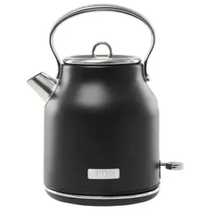 Chaleira Elétrica Inox Retrô HADEN Heritage 1.7L Preto/Cromado