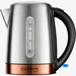 Chaleira Elétrica Inox Gradiente Daily Collection 1.7L Cobre 1100W 110V PGCE210