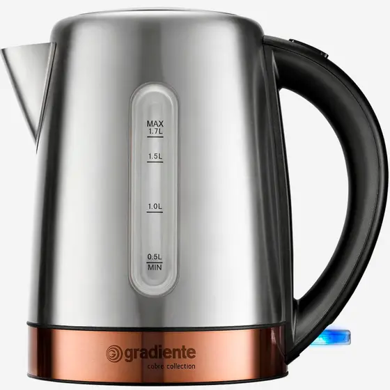Chaleira Elétrica Inox Gradiente Daily Collection 1.7L Cobre 1100W 110V PGCE210