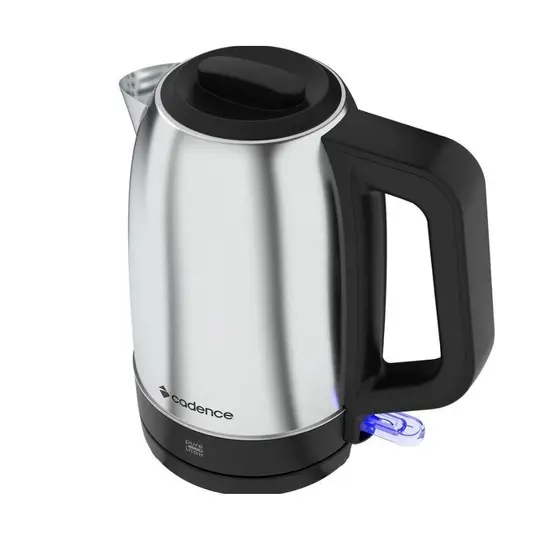 Chaleira Elétrica Inox Cadence 1.7L com Desligamento Automático 220V