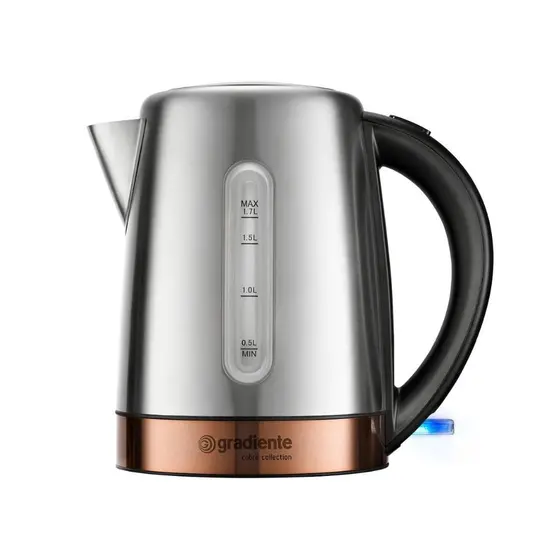 Chaleira Elétrica Térmica Inox Gradiente Daily Collection 1.7L Cobre 1850W 220V PGCE210