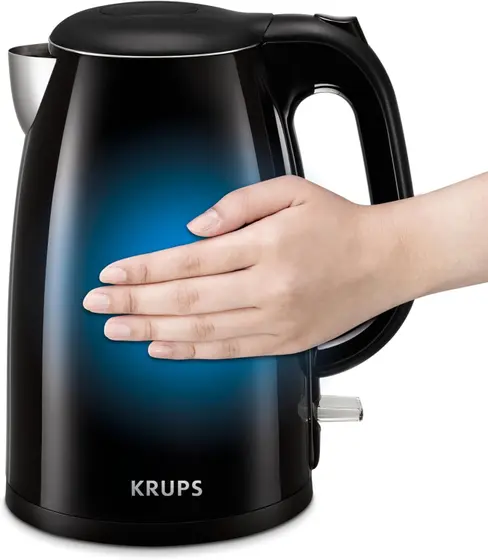 Chaleira Elétrica Inox KRUPS Cool Touch 1.5L 1500W