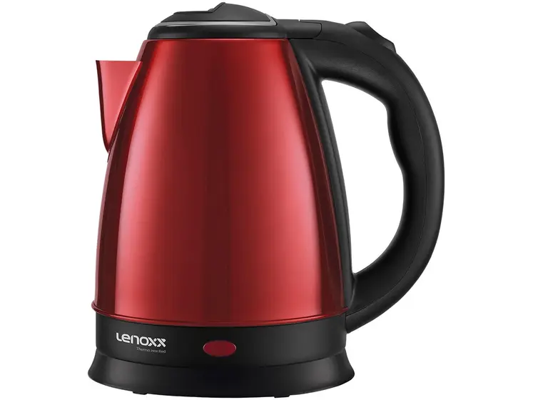 Chaleira Elétrica Inox Lenoxx Thermo 2.2L Vermelha PCE213