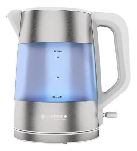 Chaleira Elétrica Cadence Lumini Blanc 1.7L 127V