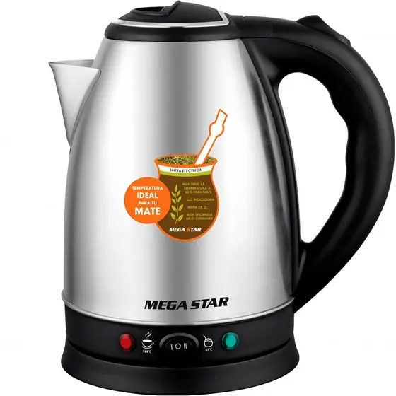 Chaleira Elétrica Inox Mega Star 2L 110V TMK21