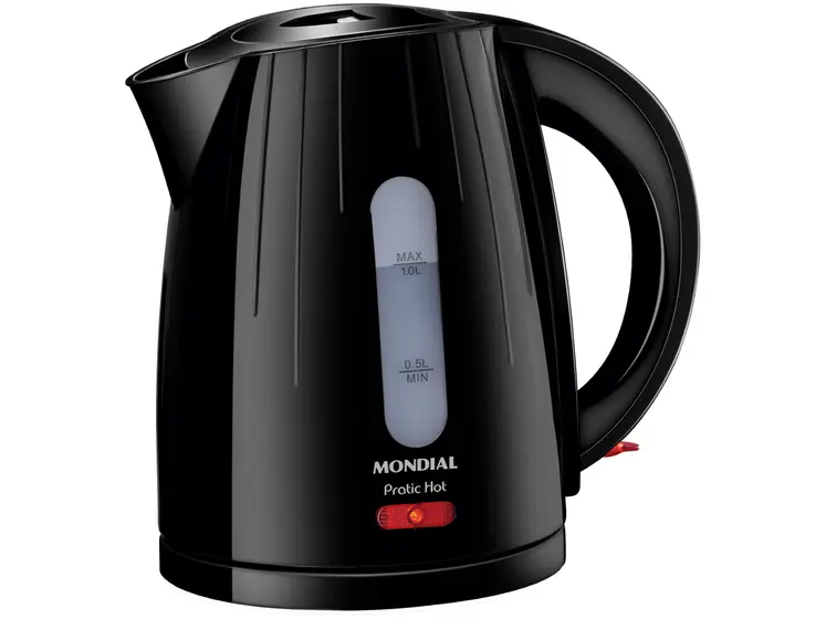 Chaleira Elétrica Mondial Pratic Hot 1L Preta CE-07