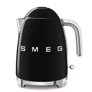 Chaleira Elétrica Retrô Smeg Anos 50 Style 1.7L Preta KLF03BLUS